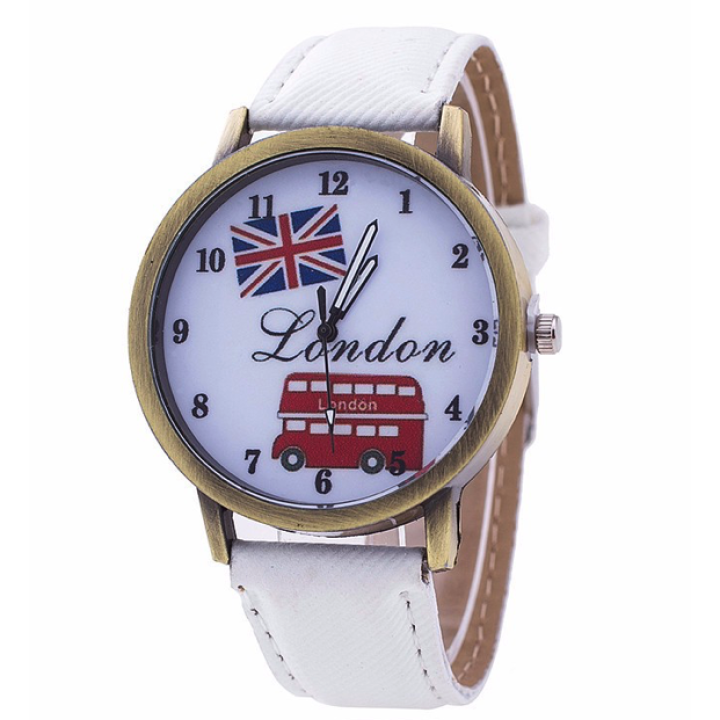 Hidzo Horloge London Ø 40 - Wit