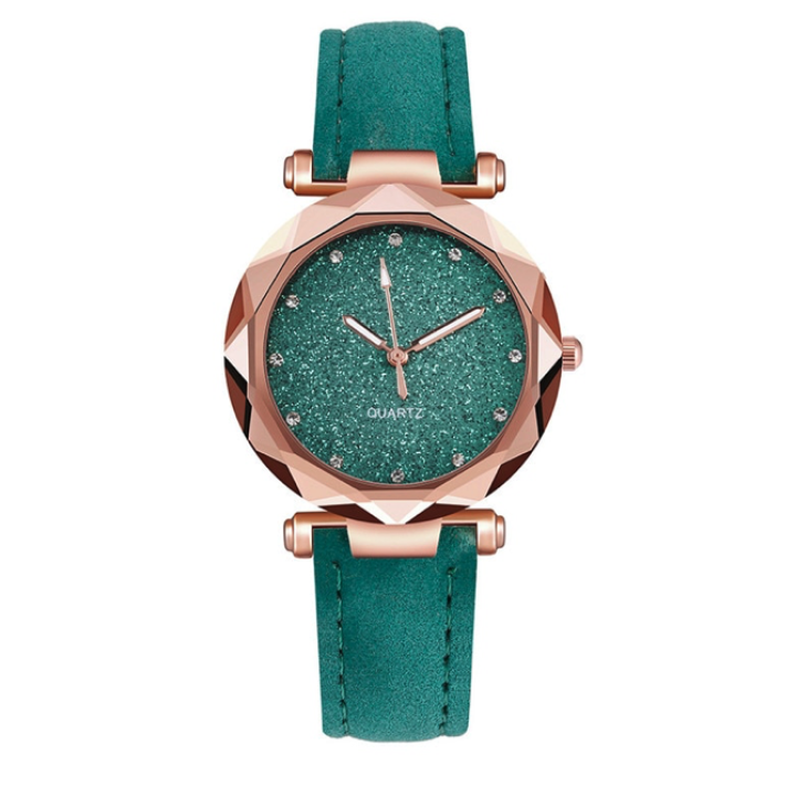 Hidzo Horloge Quartz Ø 38 - Groen/Rose