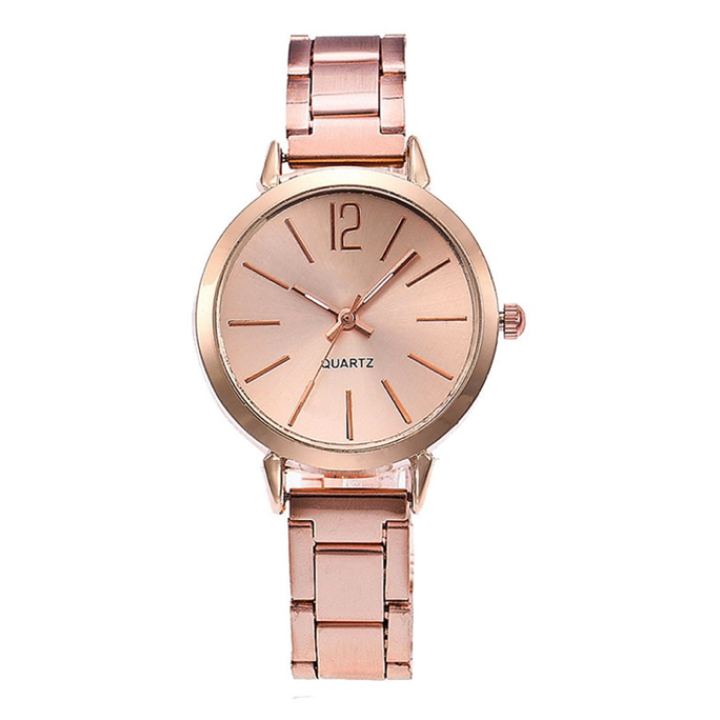 Hidzo Horloge Quartz Ø 29 - Rose - Staal