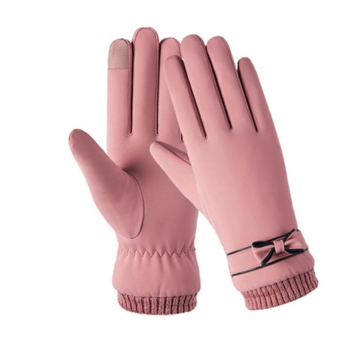 Hidzo Handschoenen - Dames - Roze - Maat S/M - Touchscreen