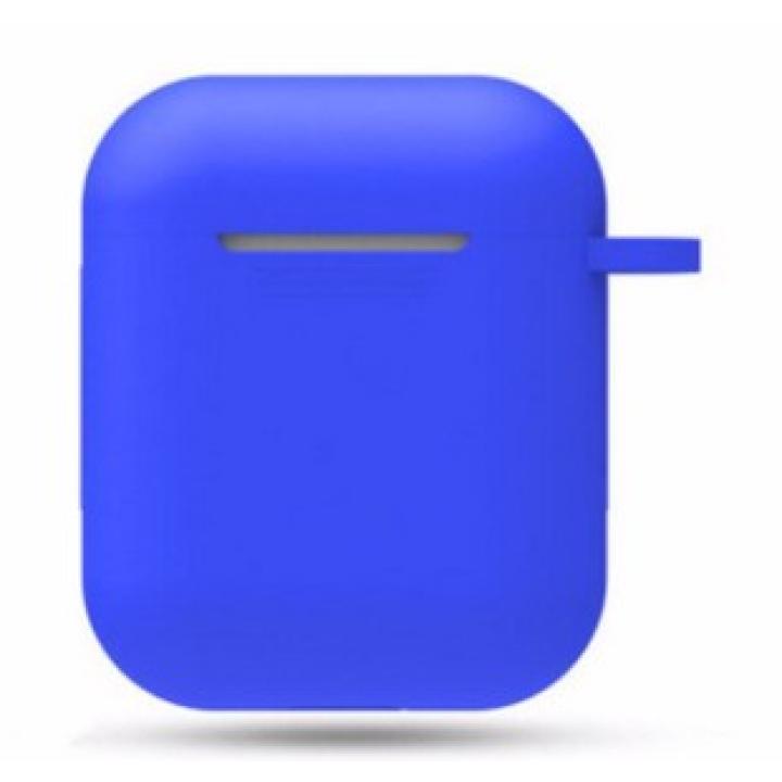 Hidzo hoes voor Apple's Airpods - Siliconen - Blauw