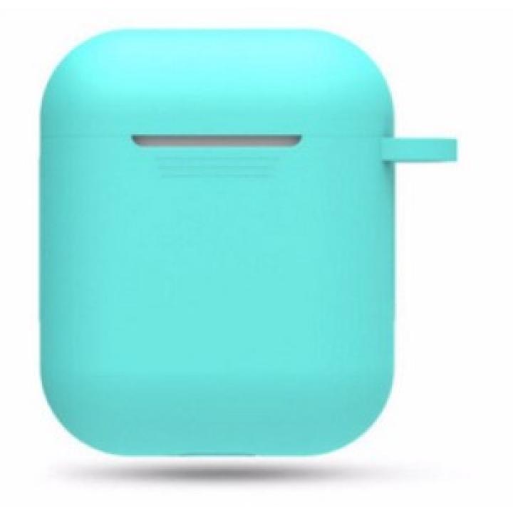 Hidzo hoes voor Apple's Airpods - Siliconen - Turquoise