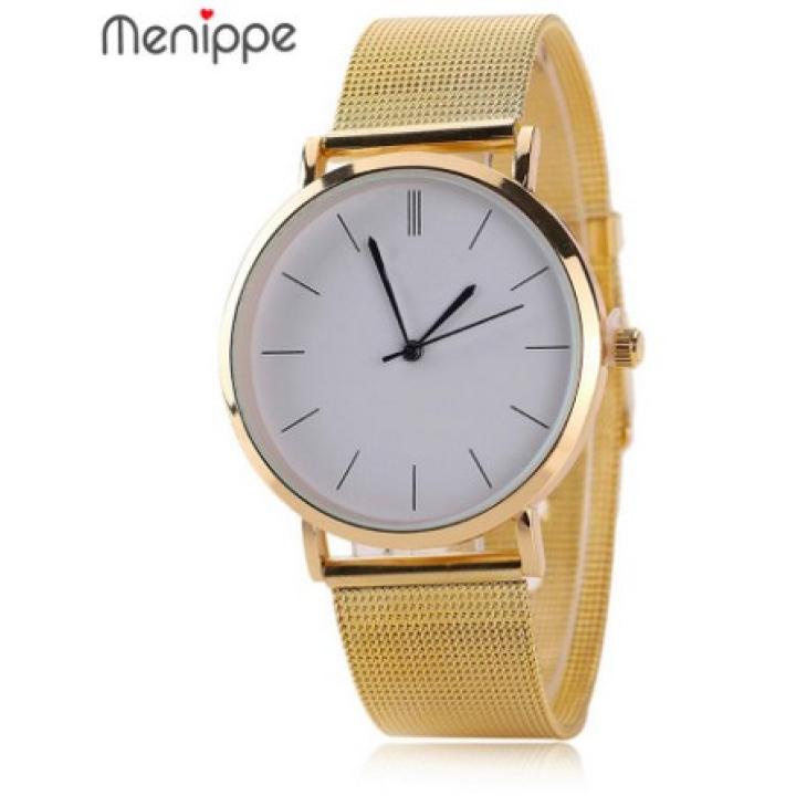 Menippe Horloge - Goud/Wit