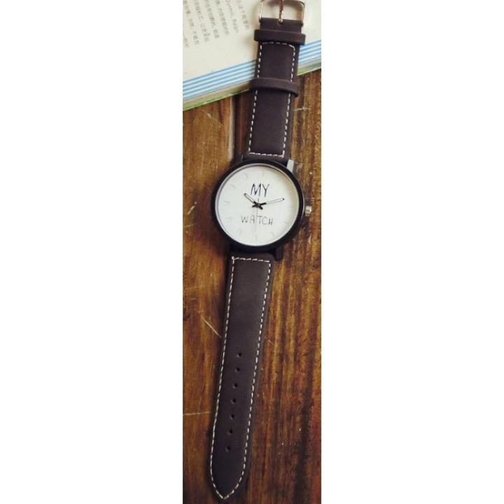 Hidzo Horloge My Watch ø 37 mm - Wit - Kunstleer