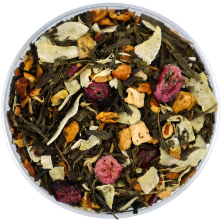 Pistachio -  Losse Thee - Een groene thee met smaakvolle ingredi�nten - 140 gram Amberpot