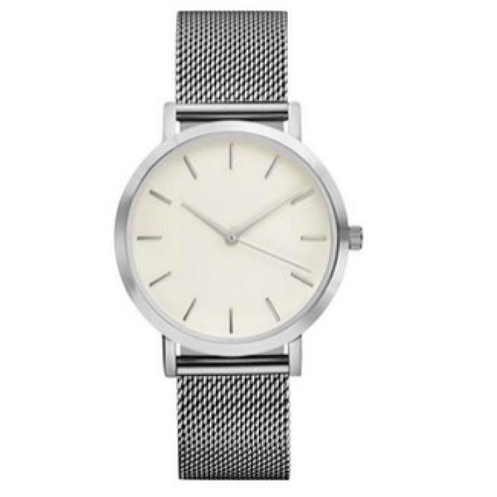 Hidzo Horloge Relogio ø 37 mm - Zilver - Inclusief horlogedoosje