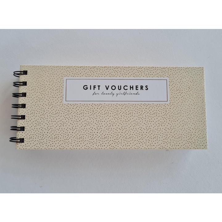 Tegoedbonnen / gift vouchers for lovely girlfriends