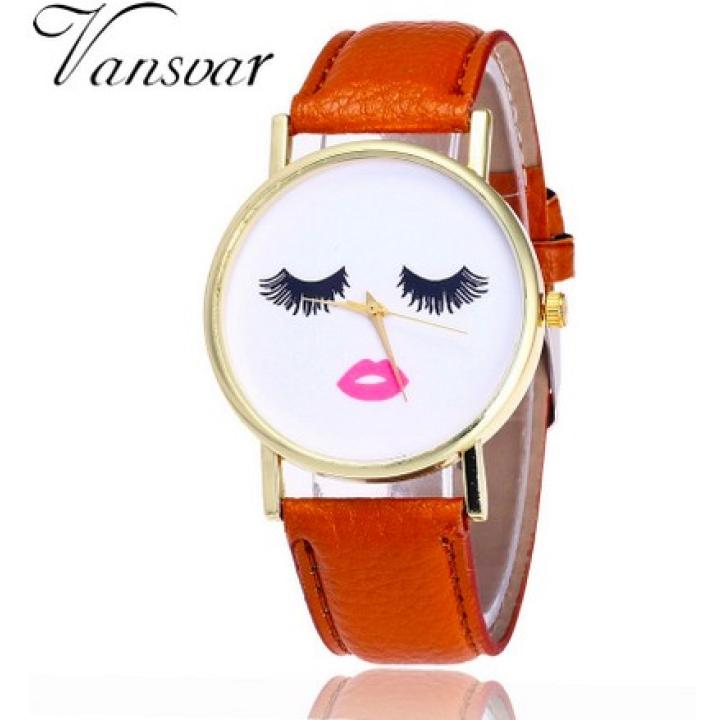 Hidzo Horloge Vansvar ø 37 mm - Creme - Kunstleer