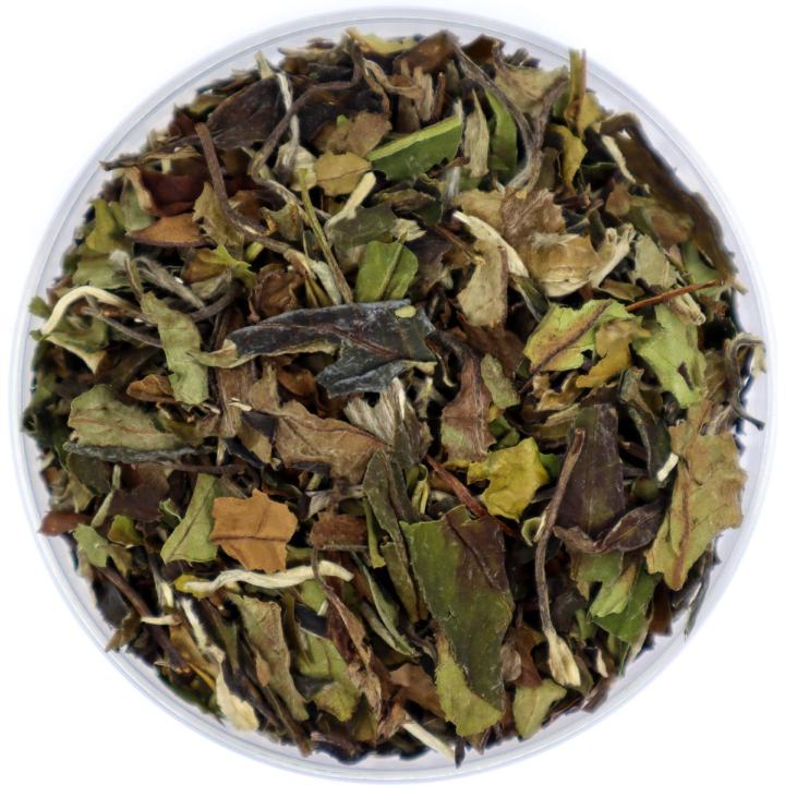 White Leave - Losse Thee - Een witte thee met een zachte, frisse smaak - 20 gram Amberpot