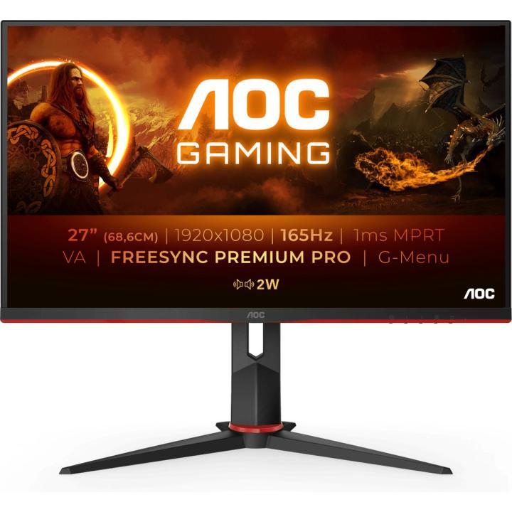 AOC 27G2SAE - Full HD VA 165Hz Gaming monitor - 27 Inch