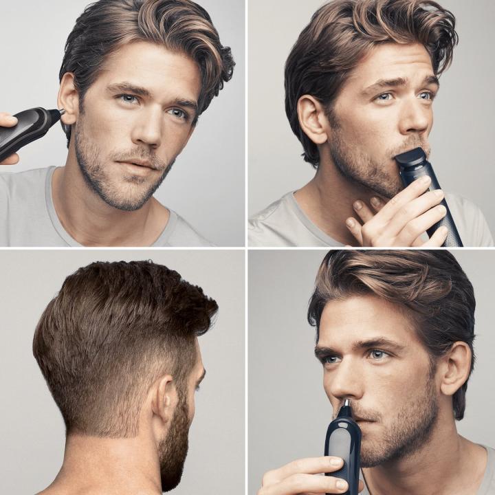 Braun Multigroomer Multi Grooming Kit MGK3042 - 7-in-1 Precisietrimmer Voor Baard En Haar -  Zwart/Blauw