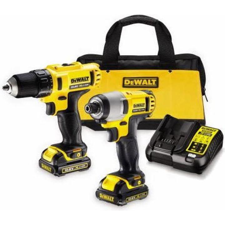 DeWALT DCK211C2 Combiset 10.8V 1.3Ah XR Li-ion in Tas