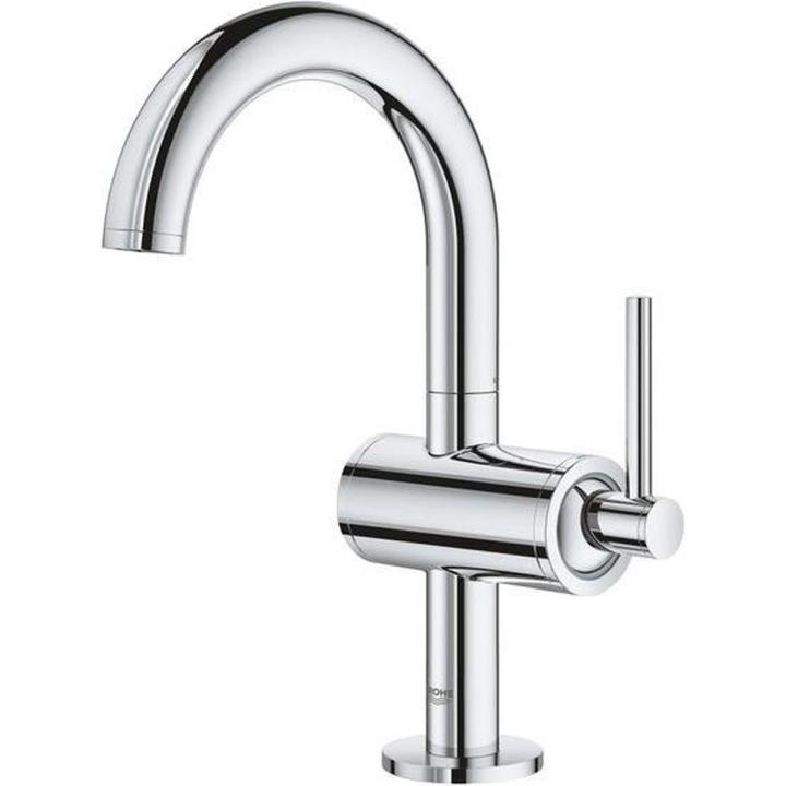 GROHE Atrio wastafelkraan - Medium draaibare uitloop - Met waste - Chroom