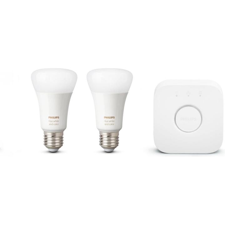 Philips Hue Starterspakket - White and Color Ambiance - E27 - 2 lichtbronnen
