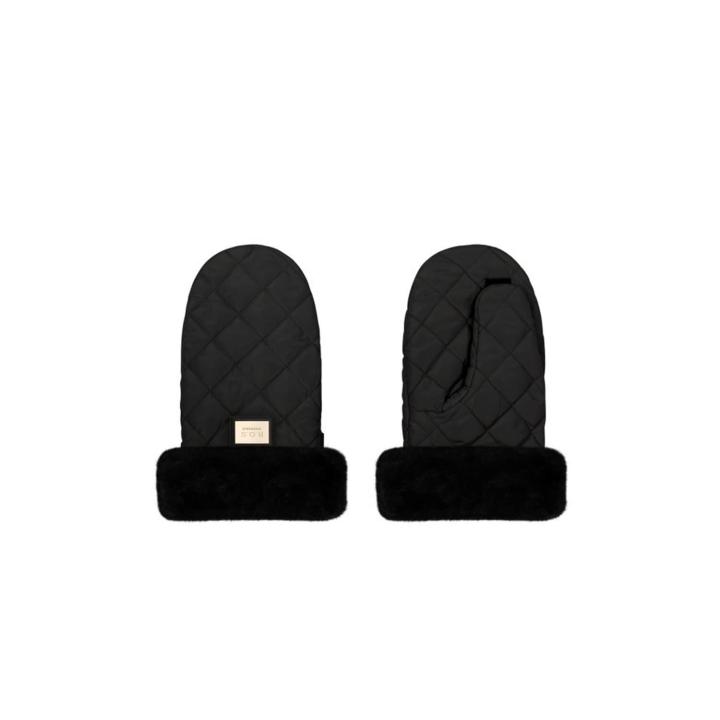 Luxe zwart diamond handschoenen