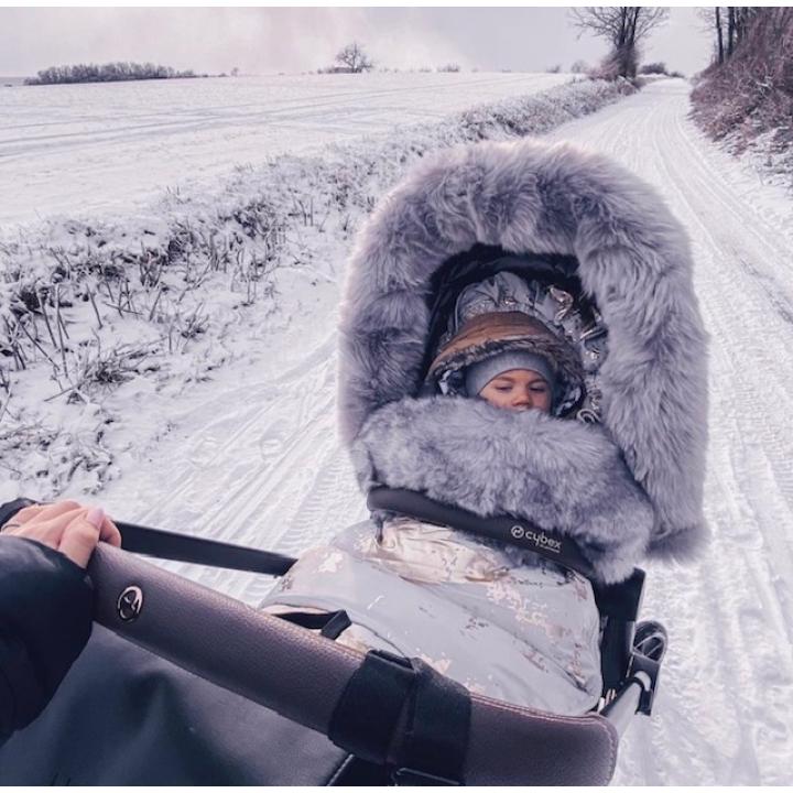 Bontrand Kinderwagen kap grijs