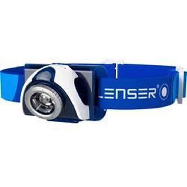 LedLenser LED Hoofdlamp SEO 7R Oplaadbaar - Blauw – Wit