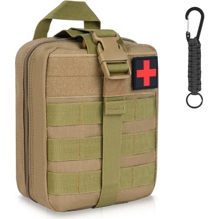 Heuptas, riemtas, tactisch, compact, multifunctioneel, met karabijnhaak, voor campingwandelenfietsenklimmenreizen kaki