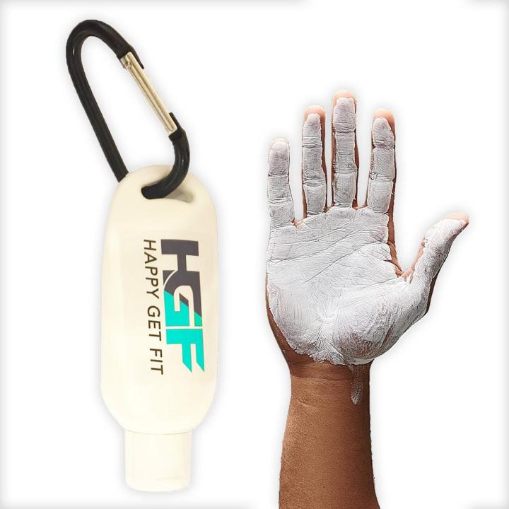 Happygetfit - Vloeibaar Magnesium Krijt | Zweetloze Grip | Voor Gewichtheffen, Crossfit, Calisthenics, Turnen, Klimmen, Paaldansen, Boulderen en Bowlen 