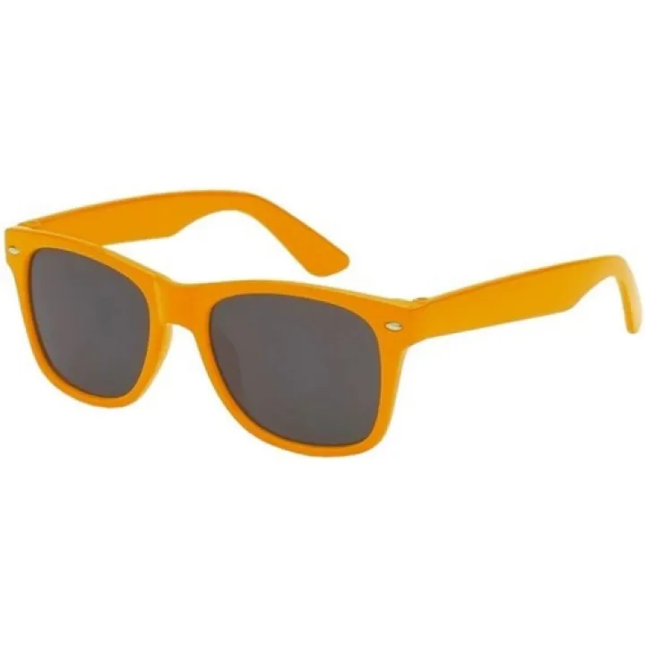 Hidzo Zonnebril  Oranje - UV 400 - Zwarte Glazen
