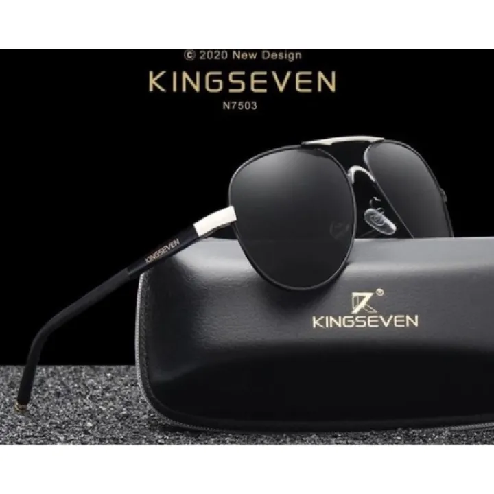 Kingseven grijs - Met UV400 en polarisatie filter