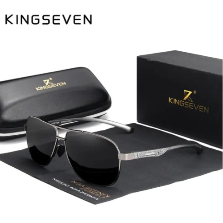 KingSeven Blackstar - Pilotenbril met UV400 en polarisatie filter - Z184