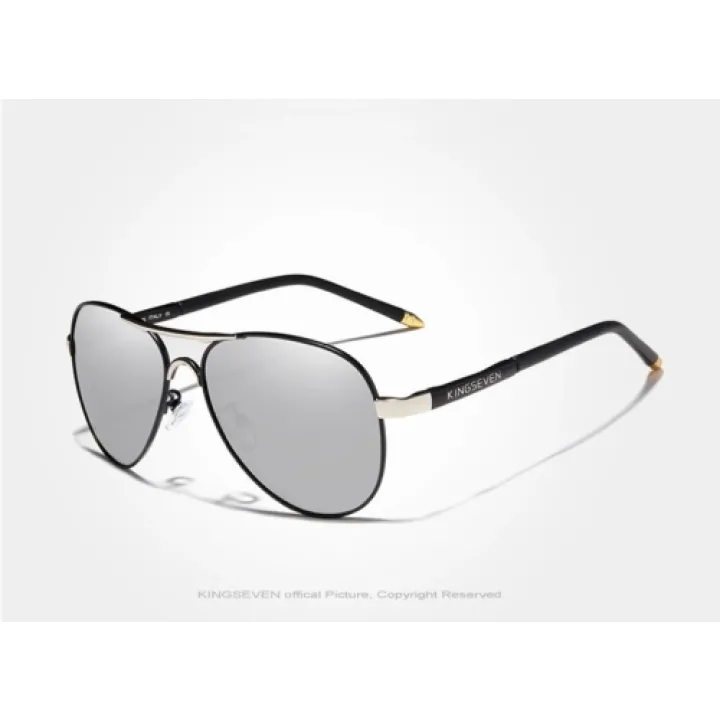 KingSeven Greystar - Pilotenbril met UV400 en polarisatie filter - Z187