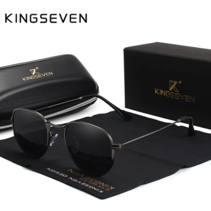 KingSeven Blackstar - Pilotenbril met UV400 en polarisatie filter - Z194