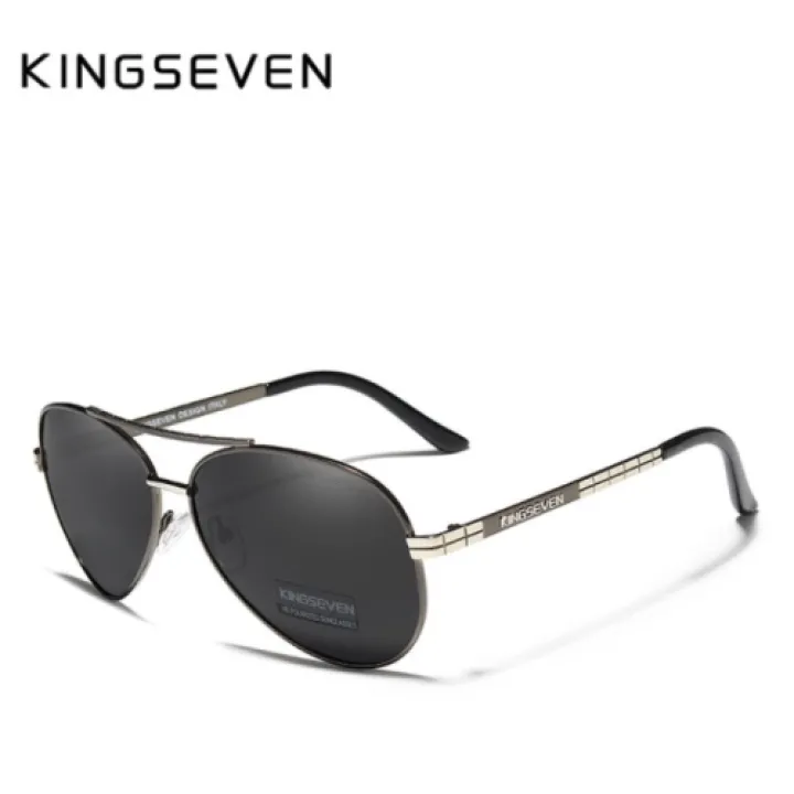 KingSeven Blackstar - Pilotenbril met UV400 en polarisatie filter - Z200