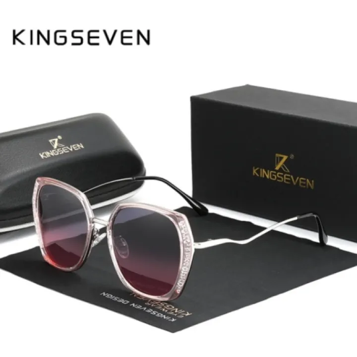 KingSeven Grijs - Butterfly met UV400 en polarisatie filter - Z212