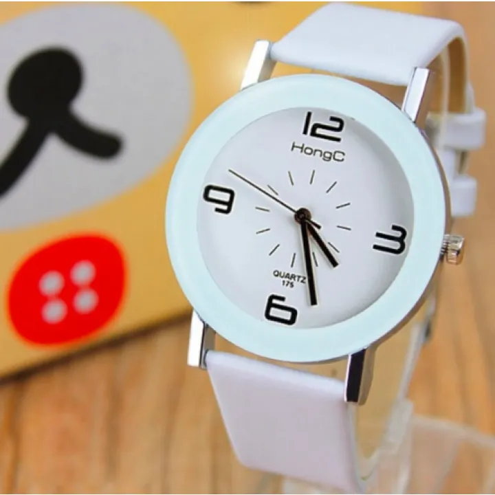 Dameshorloge HongC Horloge - Wit/Wit