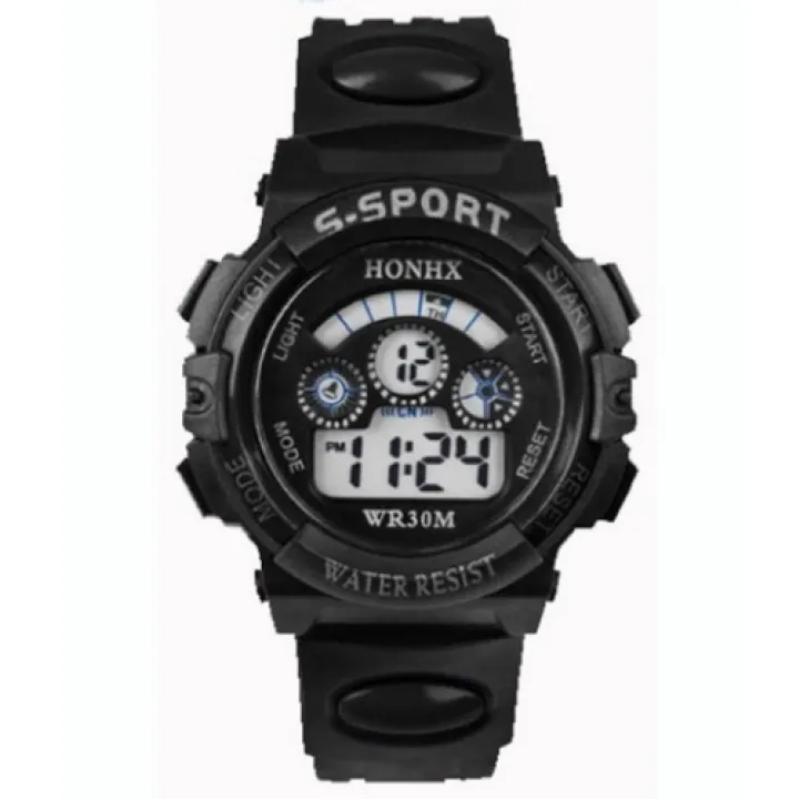 Hidzo S-Sport Horloge - Zwart