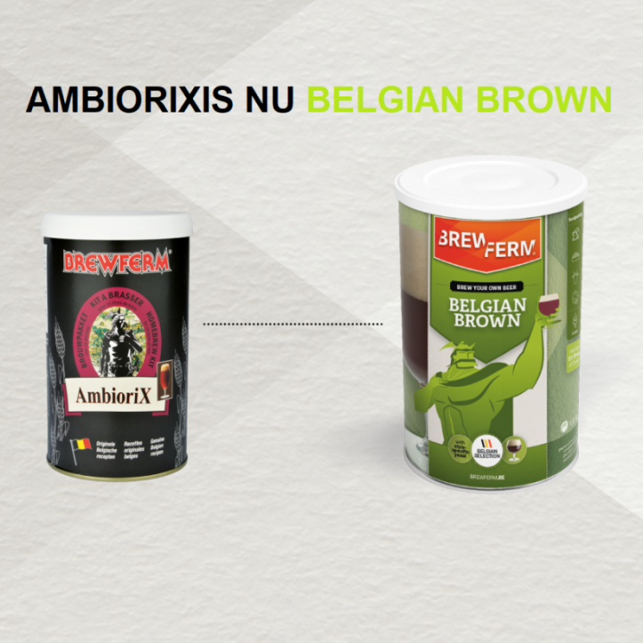 Bierkit Brewferm Belgian Brown (was Ambiorix)Voor 15 L