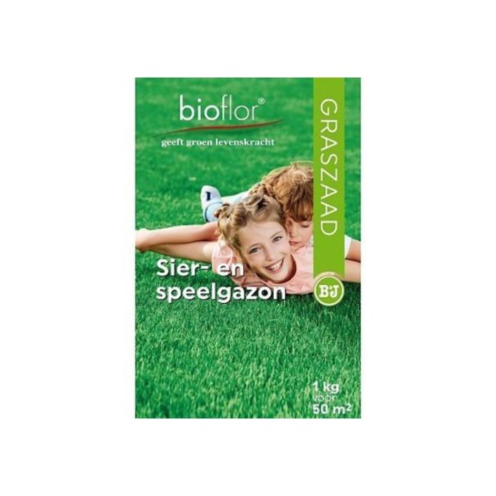 Bioflor Graszaad Sier- en speelgazon 1 kilo
