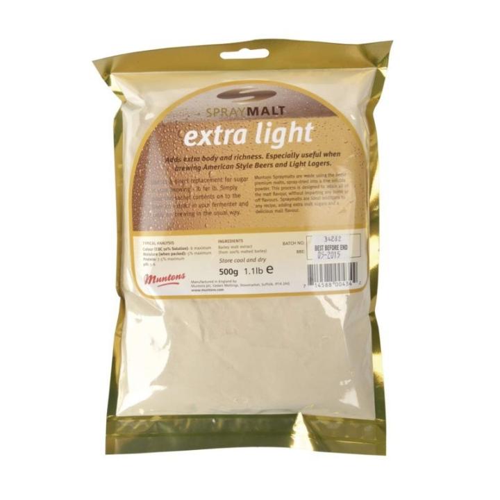 Moutextract Poeder Muntons Extra Licht 8 Ebc 500 G