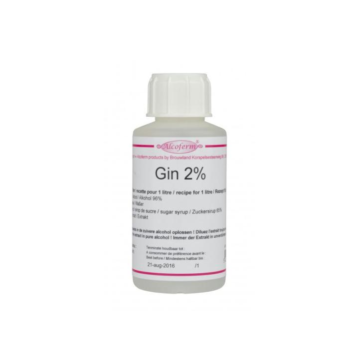Extract Gin Alcoferm 2% 100 Ml