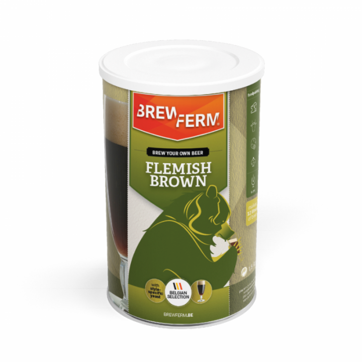 Flemish Brown voor 12 L Bierkit vloeibaar Brewferm