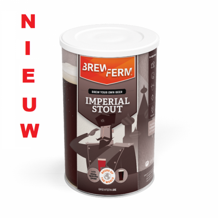 Imperial Stout Bierkit vloeibaar Brewferm voor 9L