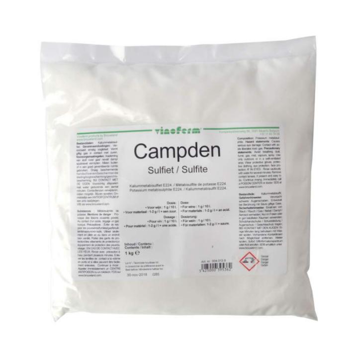 Sulfiet (Kaliummetabisulfiet) Vinoferm Campden 1 Kg