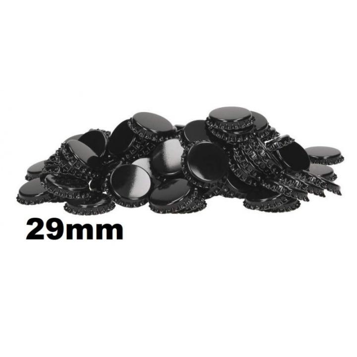 Zwart Kroonkurken 29 Mm  - O2 absorberend - 50 St.
