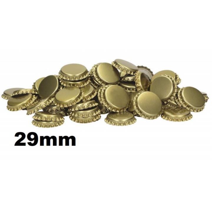 Goud Kroonkurk 29 mm ca.50 St.