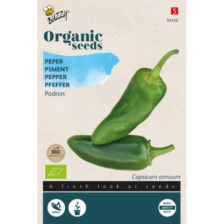 Buzzy® Organic Peper Padron zaden (BIO)