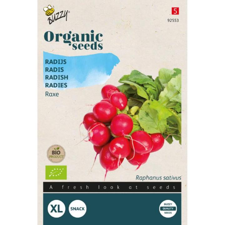 Buzzy® Organic Radijs Raxe zaden (BIO)