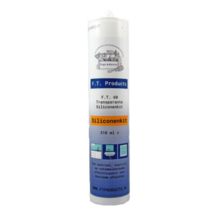F.T.60 Transparante siliconenkit 310ml