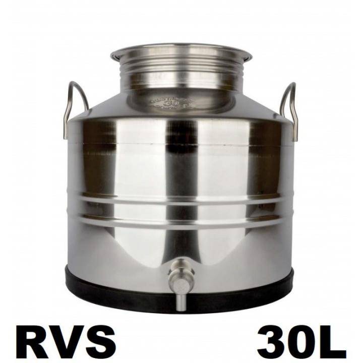 Vat Inox 30 L + Kraan