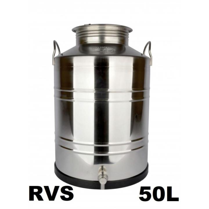 Vat Inox 50 L + Kraan