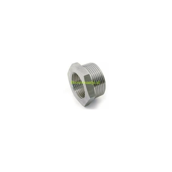 Verloop Ring 1/2 X 3/4 Rvs