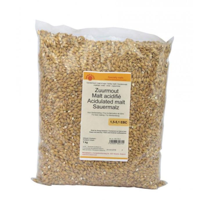Zuurmout (Sauermalz) Weyermann 1,5-5,1 EBC 1 Kg tht 05-23