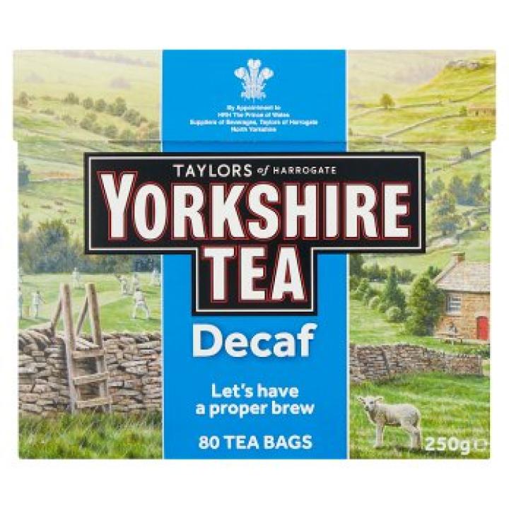 Yorkshire Tea Decaf 80 Tea Bags