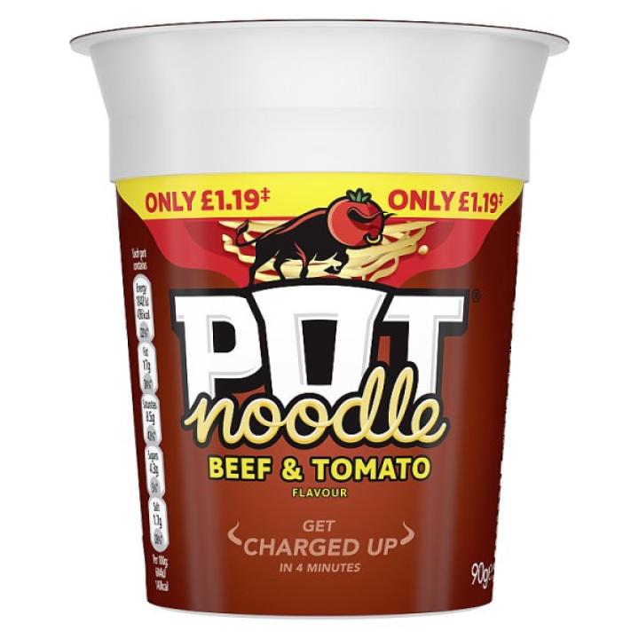 Pot Noodle Beef & tomato 90g